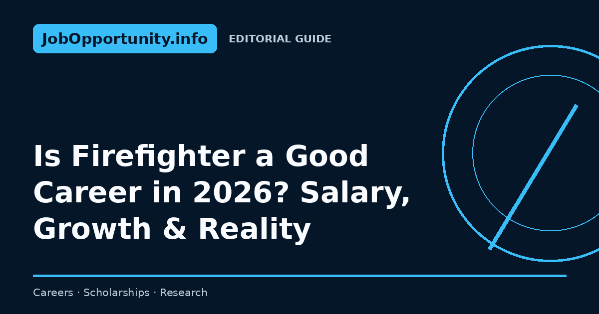 Is Firefighter a Good Career in 2026? Salary, Growth & Reality