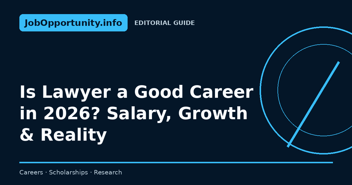 Is Lawyer a Good Career in 2026? Salary, Growth & Reality