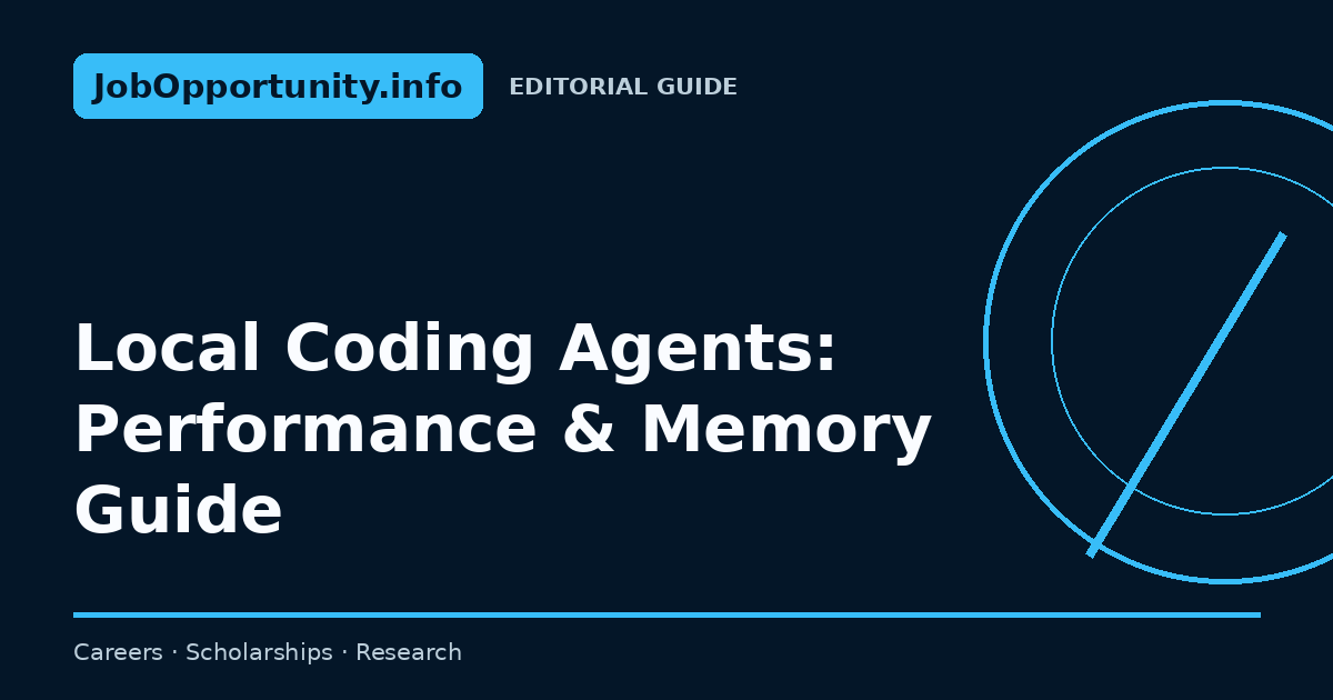 Local Coding Agents: Performance & Memory Guide