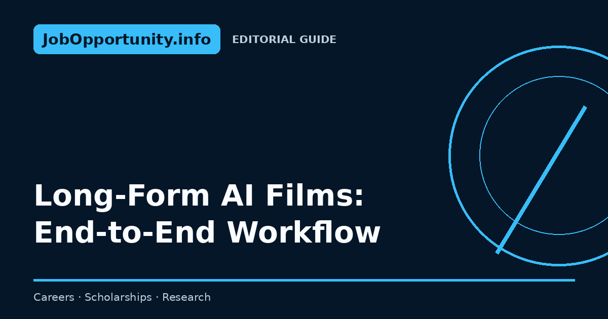 Long-Form AI Films: End-to-End Workflow