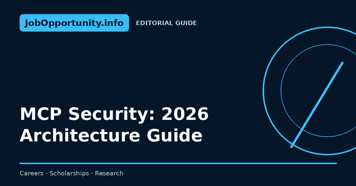 MCP Security: 2026 Architecture Guide