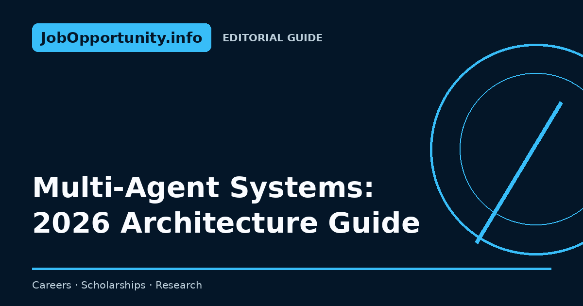 Multi-Agent Systems: 2026 Architecture Guide