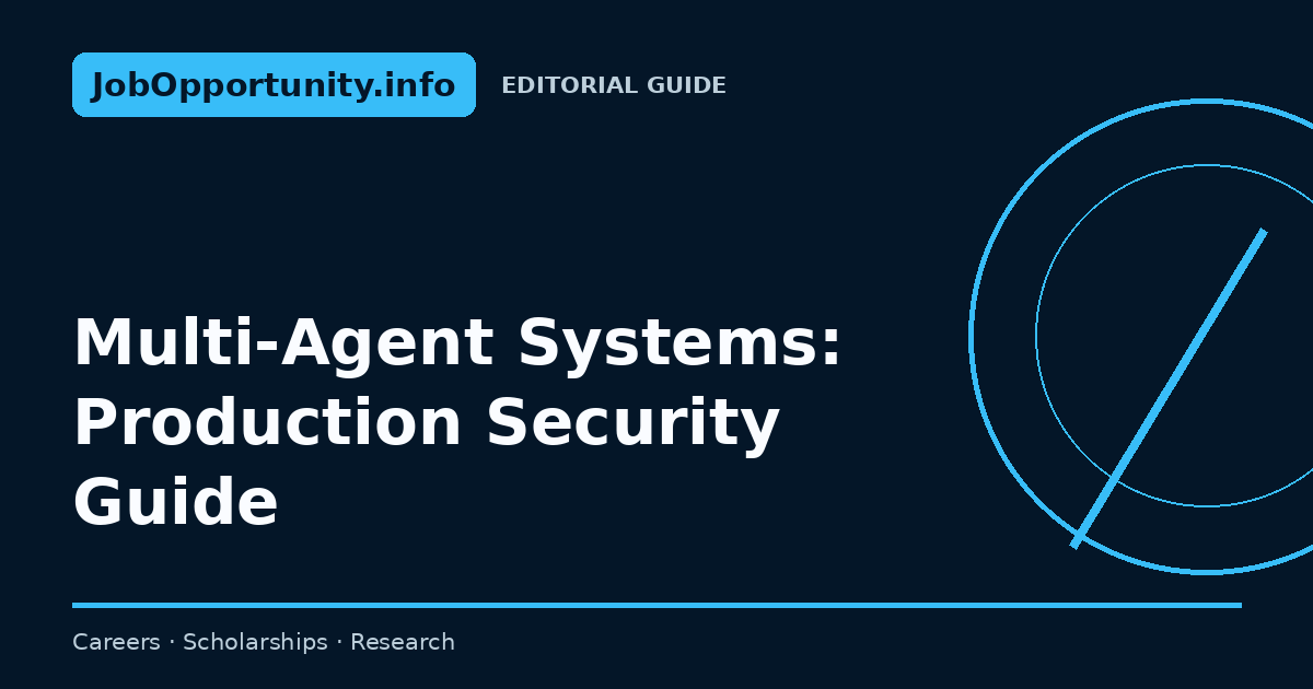 Multi-Agent Systems: Production Security Guide
