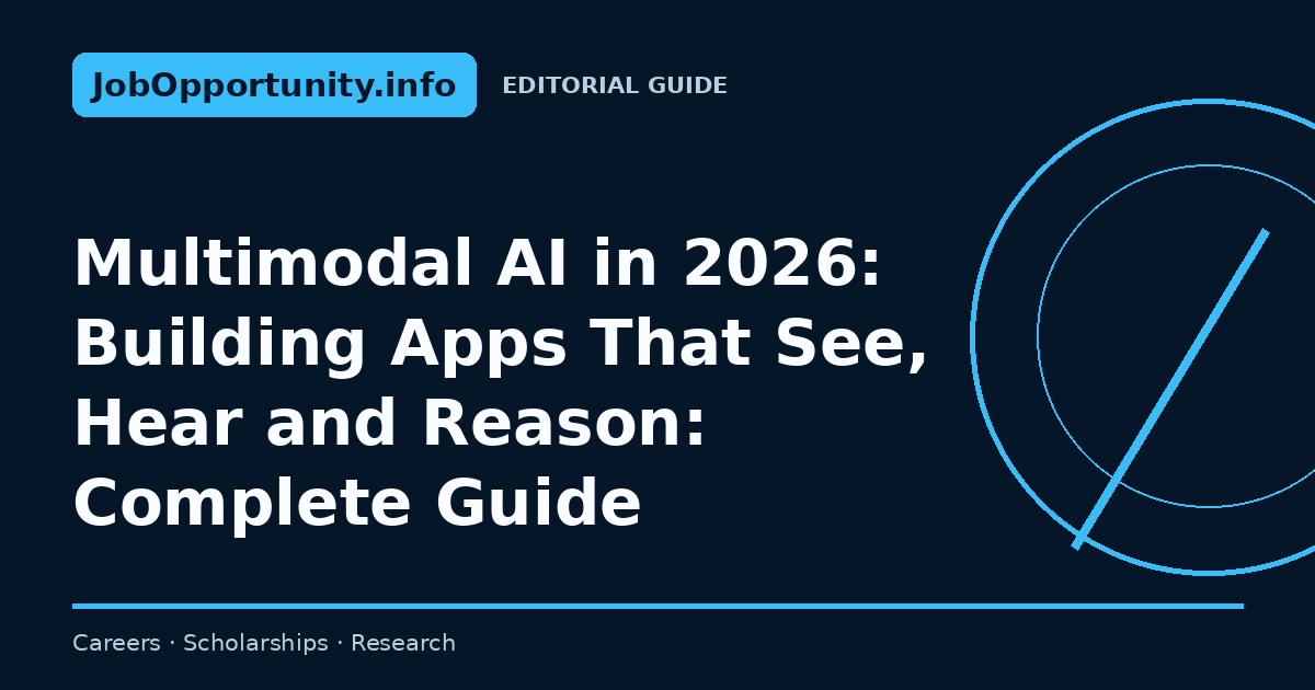 Multimodal AI in 2026: Building Apps That See, Hear and Reason: Complete Guide
