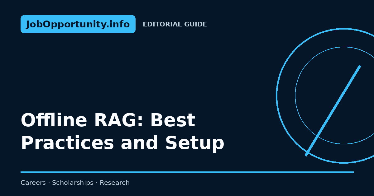Offline RAG: Best Practices and Setup