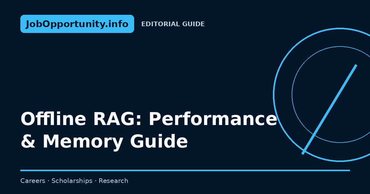 Offline RAG: Performance & Memory Guide
