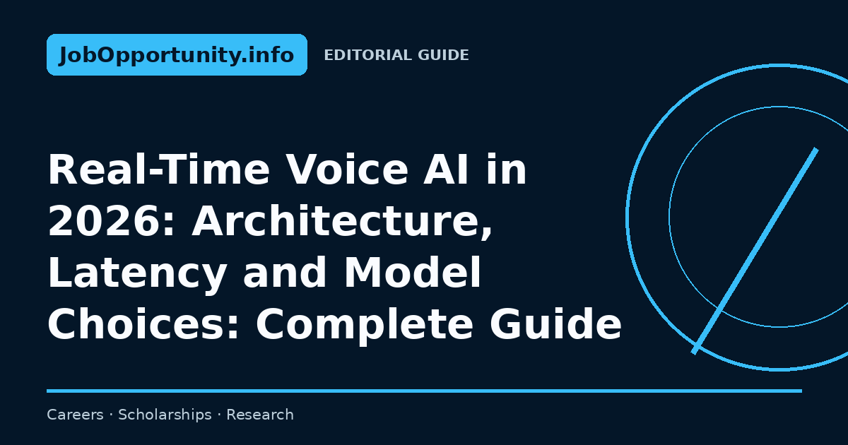Real-Time Voice AI in 2026: Architecture, Latency and Model Choices: Complete Guide