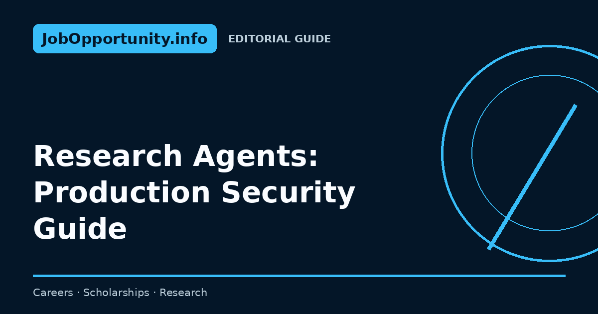 Research Agents: Production Security Guide
