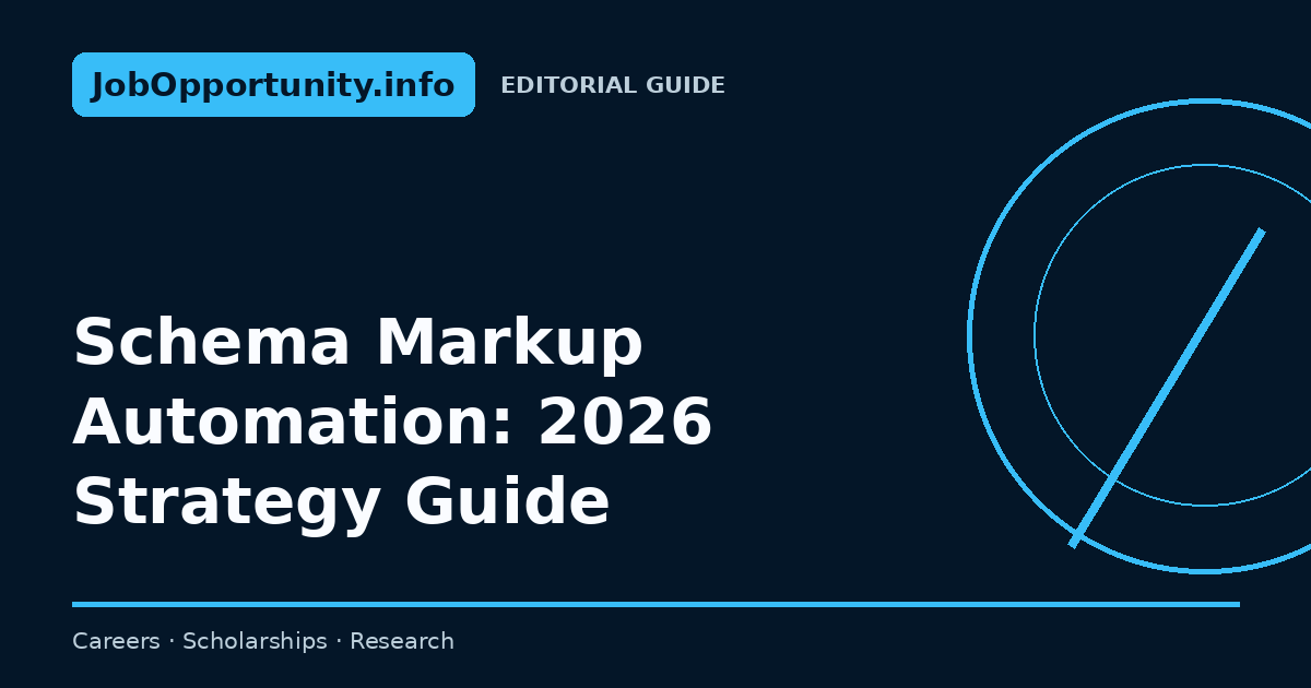Schema Markup Automation: 2026 Strategy Guide