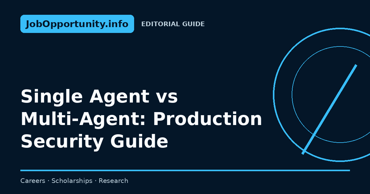 Single Agent vs Multi-Agent: Production Security Guide