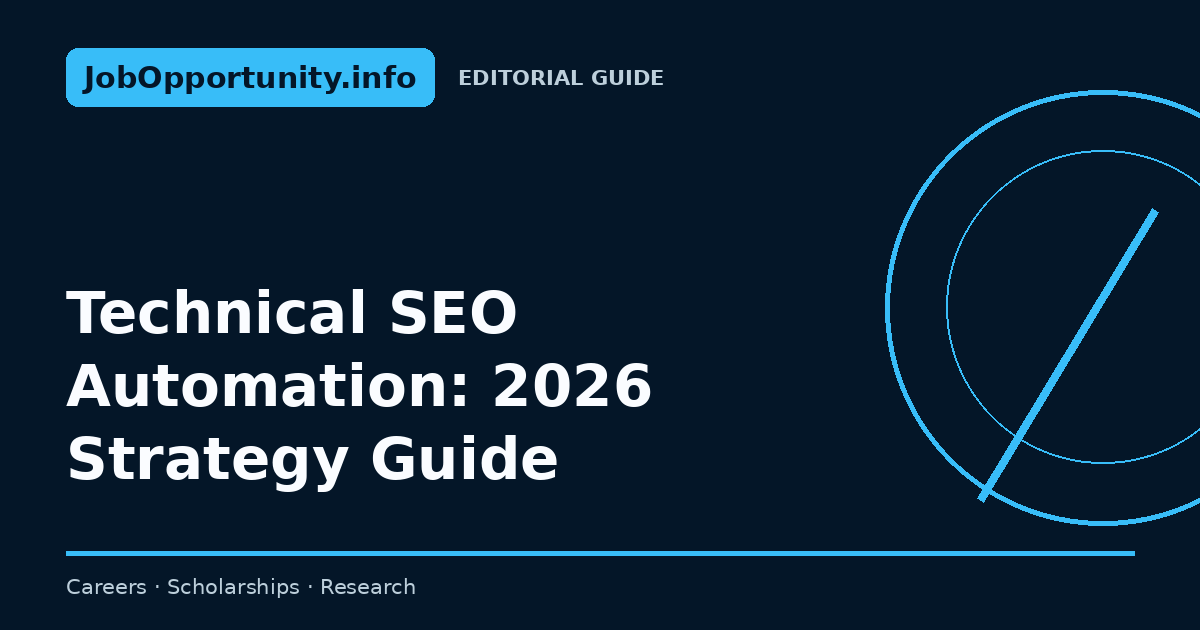Technical SEO Automation: 2026 Strategy Guide