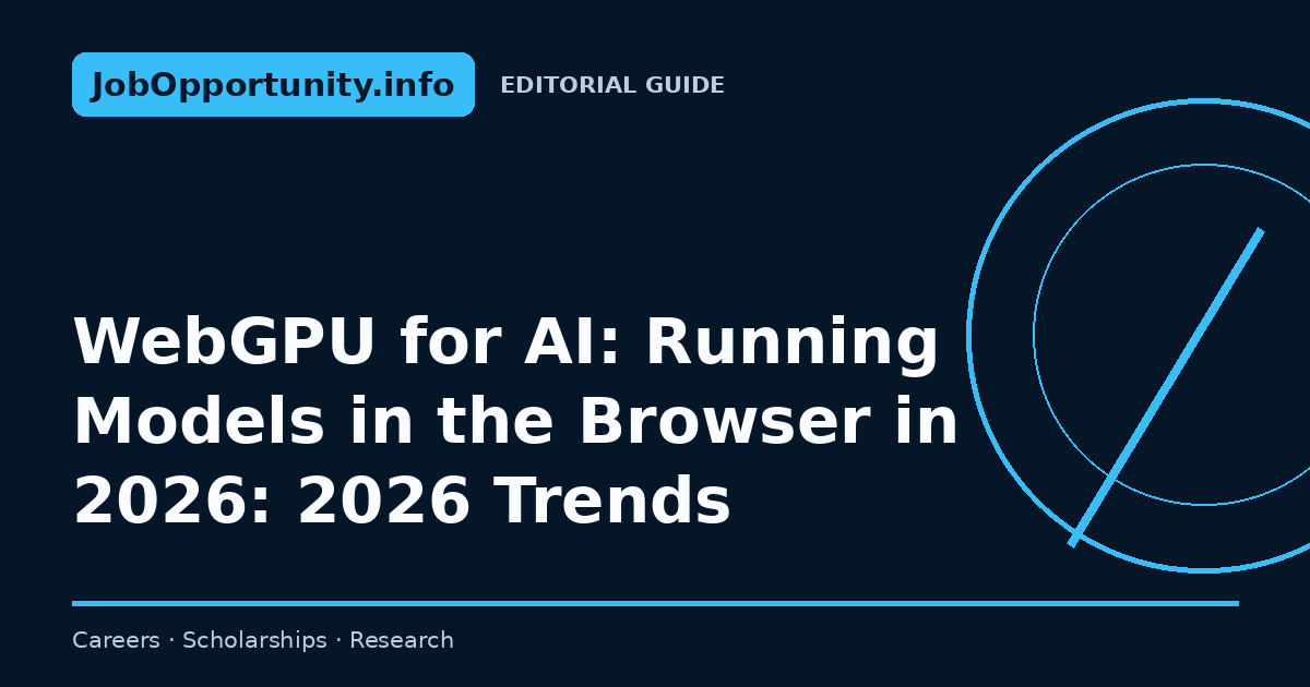 WebGPU for AI: Running Models in the Browser in 2026: 2026 Trends