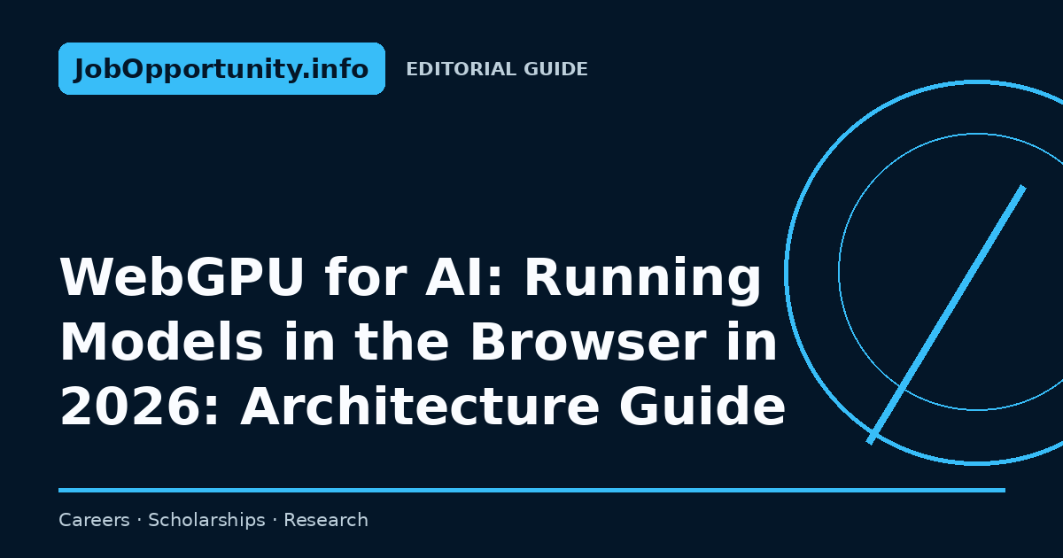 WebGPU for AI: Running Models in the Browser in 2026: Architecture Guide