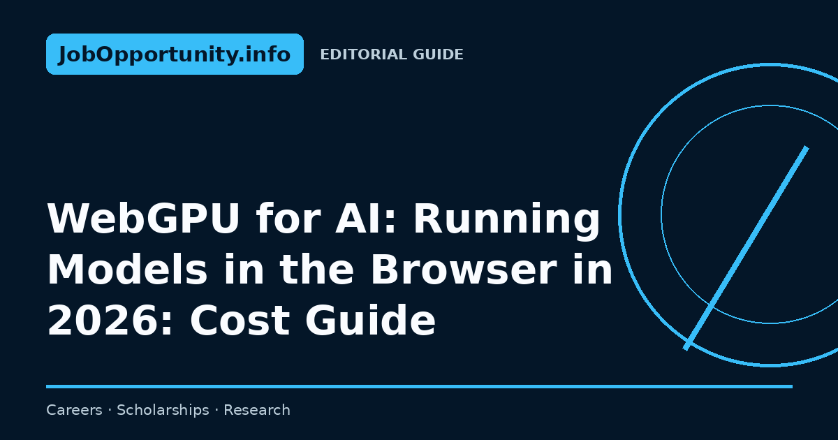 WebGPU for AI: Running Models in the Browser in 2026: Cost Guide