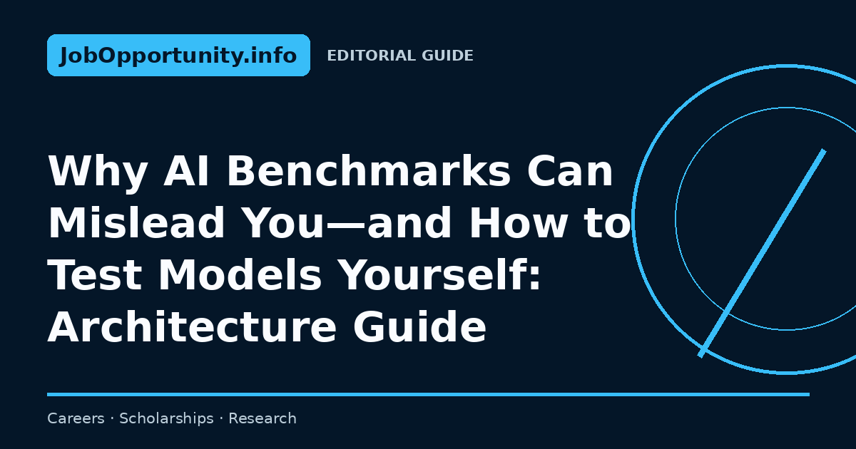Why AI Benchmarks Can Mislead You—and How to Test Models Yourself: Architecture Guide