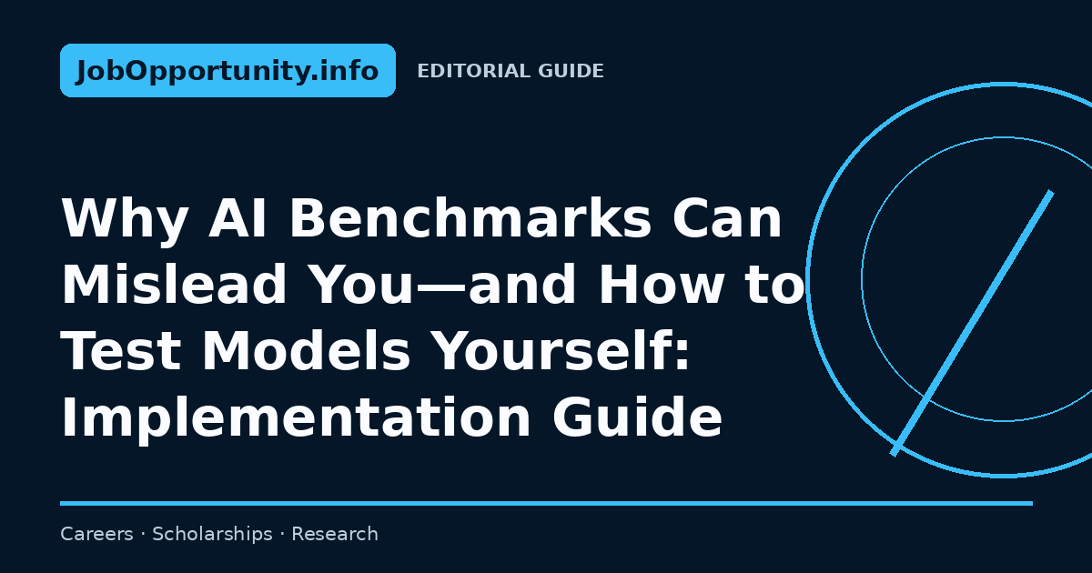 Why AI Benchmarks Can Mislead You—and How to Test Models Yourself: Implementation Guide