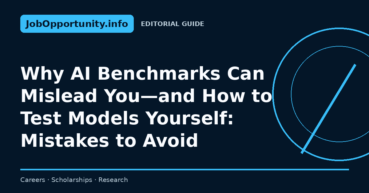 Why AI Benchmarks Can Mislead You—and How to Test Models Yourself: Mistakes to Avoid