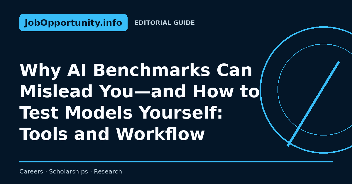 Why AI Benchmarks Can Mislead You—and How to Test Models Yourself: Tools and Workflow